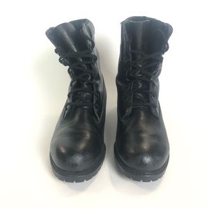 Original Rocky Mens Black Leather Tactical boots